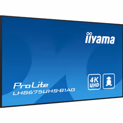 iiyama LH8675UHS-B1AG visualizzatore di messaggi Pannello piatto per segnaletica digitale 2,17 m (85.6") LCD Wi-Fi 500 cd/m² 4K Ultra HD Nero Processore integrato 24/7 - Vista aggiuntiva 6