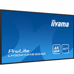 iiyama LH5041UHS-B2AG visualizzatore di messaggi Pannello piatto per segnaletica digitale 50" LCD 500 cd/m² 4K Ultra HD Nero 24/7 - Vista aggiuntiva 6