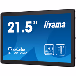 iiyama OTF2216MC-B1 visualizzatore di messaggi Pannello piatto per segnaletica digitale 22" LCD 1100 cd/m² Full HD Nero Touch screen - Vista aggiuntiva 4