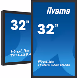 iiyama TF3239AS-B1AG visualizzatore di messaggi Pannello piatto per segnaletica digitale 31.5" LED 500 cd/m² 2.4K Ultra HD Nero Touch screen Processore integrato Android 24/7 - Vista aggiuntiva 4