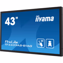 iiyama TF4339AS-B1AG visualizzatore di messaggi Pannello piatto per segnaletica digitale 42.5" LED 500 cd/m² 4K Ultra HD Nero Touch screen Processore integrato Android 24/7 - Vista aggiuntiva 7