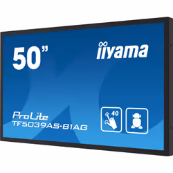 iiyama TF5039AS-B1AG visualizzatore di messaggi Pannello piatto per segnaletica digitale 49.5" LED 500 cd/m² 4K Ultra HD Nero Touch screen Processore integrato Android 24/7 - Vista aggiuntiva 5