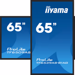 iiyama TF6539AS-B1AG visualizzatore di messaggi Pannello piatto per segnaletica digitale 64.5" LED 500 cd/m² 4K Ultra HD Nero Touch screen Processore integrato Android 24/7 - Vista aggiuntiva 4