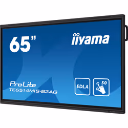 iiyama PROLITE TE6514MIS-B2AG Pannello piatto per segnaletica digitale 65" LCD Wi-Fi 435 cd/m² 4K Ultra HD Nero Touch screen Processore integrato Android 24/7 - Vista aggiuntiva 4