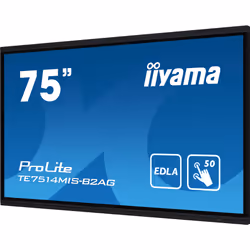 iiyama PROLITE TE7514MIS-B2AG Pannello piatto per segnaletica digitale 75" LCD Wi-Fi 435 cd/m² 4K Ultra HD Nero Touch screen Processore integrato Android 24/7 - Vista aggiuntiva 4