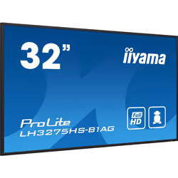 iiyama LH3275HS-B1AG visualizzatore di messaggi Pannello piatto per segnaletica digitale 32" LCD Wi-Fi 500 cd/m² Full HD Nero Processore integrato 24/7 - Vista aggiuntiva 6