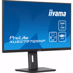 iiyama ProLite XUB2797QSNP-B1 27" Wide Quad HD LED Nero - Vista aggiuntiva 4