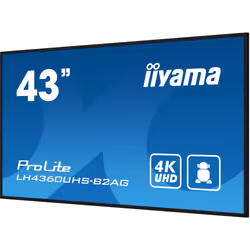 iiyama LH4360UHS-B2AG visualizzatore di messaggi Pannello A digitale 108 cm (42.5") LED Wi-Fi 500 cd/m² 4K Ultra HD Nero Processore integrato Android 11 24/7 - Vista aggiuntiva 6