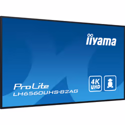 iiyama LH6560UHS-B2AG visualizzatore di messaggi Pannello A digitale 65" LED Wi-Fi 500 cd/m² 4K Ultra HD Nero Processore integrato 24/7 - Vista aggiuntiva 5
