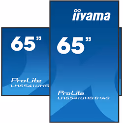 iiyama LH6541UHS-B1AG visualizzatore di messaggi 163,8 cm (64.5") LCD 500 cd/m² 4K Ultra HD Nero 24/7 - Vista aggiuntiva 4