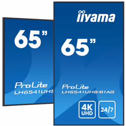 iiyama LH6541UHS-B1AG visualizzatore di messaggi 163,8 cm (64.5") LCD 500 cd/m² 4K Ultra HD Nero 24/7 - Vista aggiuntiva 5
