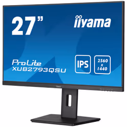 iiyama XUB2793QSU-B7 27" 2560 x 1140 Pixel Wide Quad HD LED Nero - Vista aggiuntiva 5