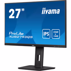 iiyama ProLite XUB2793QS-B7 27" Quad HD LED Nero - Vista aggiuntiva 5