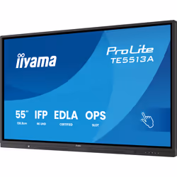 iiyama TE6513A-B1AG visualizzatore di messaggi Pannello piatto interattivo 163,8 cm (64.5") Wi-Fi 450 cd/m² 4K Ultra HD Nero Touch screen Processore integrato Android 18/7 - Vista aggiuntiva 5