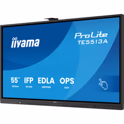 iiyama TE8613A-B1AG visualizzatore di messaggi Pannello piatto interattivo 2,17 m (85.6") Wi-Fi 450 cd/m² 4K Ultra HD Nero Touch screen Processore integrato Android 18/7 - Vista aggiuntiva 6