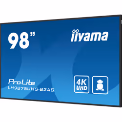 iiyama LH9875UHS-B2AG visualizzatore di messaggi Pannello piatto per segnaletica digitale 2,48 m (97.5") LED Wi-Fi 500 cd/m² 4K Ultra HD Nero Processore integrato 24/7 - Vista aggiuntiva 5