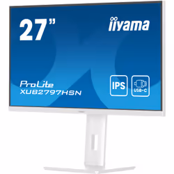 iiyama ProLite XUB2797HSN-W2 27" Full HD LED Bianco - Vista aggiuntiva 7