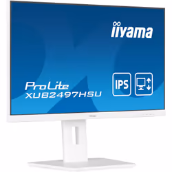iiyama ProLite XUB2497HSU-W2 23.8" Full HD LED Bianco - Vista aggiuntiva 4