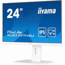 iiyama ProLite XUB2497HSU-W2 23.8" Full HD LED Bianco - Vista aggiuntiva 5