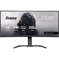 iiyama GCB3482WQSU-B1, 86,4 cm (34"), 1440 x 3440 Pixel, UltraWide Quad HD, LED, 0,6 ms, Nero