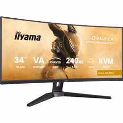 iiyama G-MASTER GCB3486WQSCP-B1 Monitor PC 86,4 cm (34") 1440 x 3440 Pixel 4K Ultra HD Nero - Vista aggiuntiva 6