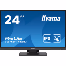 iiyama ProLite T2454MSC-B2AG, 60,5 cm (23.8"), 1920 x 1080 Pixel, Full HD, LED, 4 ms, Nero