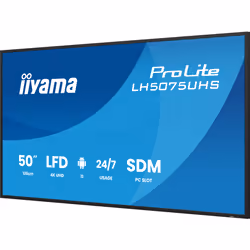 iiyama LH5075UHS-B2AG visualizzatore di messaggi Pannello piatto per segnaletica digitale 125,7 cm (49.5") LCD Wi-Fi 500 cd/m² 4K Ultra HD Nero Processore integrato Android 24/7 - Vista aggiuntiva 6