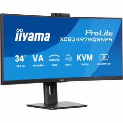 iiyama ProLite XCB3497WQSNPH-B1 Monitor PC 86,4 cm (34") 3440 x 1440 Pixel Nero