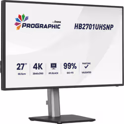 iiyama PROGRAPHIC HB2701UHSNP-B1 Monitor PC 68,6 cm (27") 3840 x 2160 Pixel 4K Ultra HD LCD Nero - Vista aggiuntiva 2