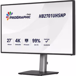 iiyama PROGRAPHIC HB2701UHSNP-B1 Monitor PC 68,6 cm (27") 3840 x 2160 Pixel 4K Ultra HD LCD Nero - Vista aggiuntiva 4