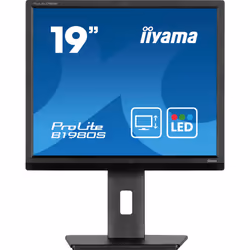 iiyama ProLite B1980S-B1, 48,3 cm (19"), 1280 x 1024 Pixel, VGA, LED, 3 ms, Nero