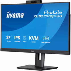 iiyama ProLite XUB2790QSUH-B2 Monitor PC 68,6 cm (27") 2560 x 1440 Pixel Wide Quad HD LED Nero - Vista aggiuntiva 4
