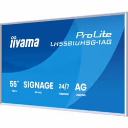 iiyama LH6581UHSG-1AG visualizzatore di messaggi Pannello piatto interattivo 163,8 cm (64.5") Wi-Fi 500 cd/m² 4K Ultra HD Bianco Processore integrato Android 10 24/7 - Vista aggiuntiva 6