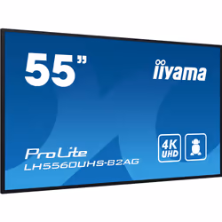 iiyama LH5560UHS-B2AG visualizzatore di messaggi Pannello A digitale 139,7 cm (55") LED Wi-Fi 500 cd/m² 4K Ultra HD Nero Processore integrato Android 11 24/7 - Vista aggiuntiva 3