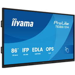iiyama TE8613A-B2AG visualizzatore di messaggi Design chiosco 2,17 m (85.6") Wi-Fi 500 cd/m² 4K Ultra HD Touch screen Processore integrato Android