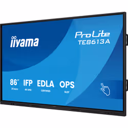 iiyama TE8613A-B2AG visualizzatore di messaggi Design chiosco 2,17 m (85.6") Wi-Fi 500 cd/m² 4K Ultra HD Touch screen Processore integrato Android - Vista aggiuntiva 6