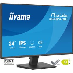 iiyama ProLite X2497HSU-B1 Monitor PC 60,5 cm (23.8") 1920 x 1080 Pixel Full HD Nero