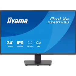 iiyama ProLite X2497HSU-B1 Monitor PC 60,5 cm (23.8") 1920 x 1080 Pixel Full HD Nero - Vista aggiuntiva 3
