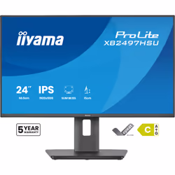 iiyama ProLite XB2497HSU-B1 Monitor PC 60,5 cm (23.8") 1920 x 1080 Pixel Full HD Nero - Vista aggiuntiva 2