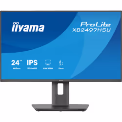 iiyama ProLite XB2497HSU-B1 Monitor PC 60,5 cm (23.8") 1920 x 1080 Pixel Full HD Nero - Vista aggiuntiva 3