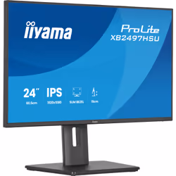 iiyama ProLite XB2497HSU-B1 Monitor PC 60,5 cm (23.8") 1920 x 1080 Pixel Full HD Nero - Vista aggiuntiva 5