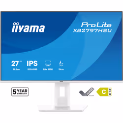 iiyama ProLite XB2797HSU-W1 Monitor PC 68,6 cm (27") 1920 x 1080 Pixel Full HD Bianco - Vista aggiuntiva 2