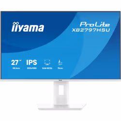 iiyama ProLite XB2797HSU-W1 Monitor PC 68,6 cm (27") 1920 x 1080 Pixel Full HD Bianco - Vista aggiuntiva 3