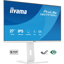 iiyama ProLite XB2797QSU-W1 Monitor PC 68,6 cm (27") 2560 x 1440 Pixel Quad HD LED Bianco