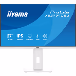iiyama ProLite XB2797QSU-W1 Monitor PC 68,6 cm (27") 2560 x 1440 Pixel Quad HD LED Bianco - Vista aggiuntiva 3