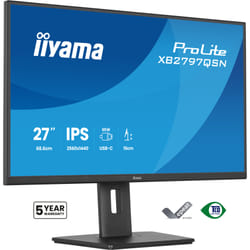 iiyama ProLite XB2797QSN-B1 Monitor PC 68,6 cm (27") 2560 x 1440 Pixel Quad HD LCD Nero