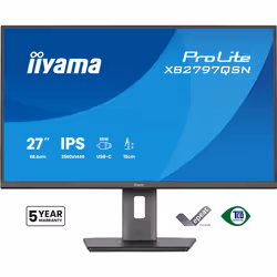 iiyama ProLite XB2797QSN-B1 Monitor PC 68,6 cm (27") 2560 x 1440 Pixel Quad HD LCD Nero - Vista aggiuntiva 2