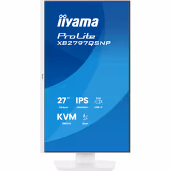 iiyama ProLite XB2797QSNP-W1 27" IPS LCD Monitor PC 68,6 cm (27") 2560 x 1440 Pixel Quad HD Bianco - Vista aggiuntiva 3