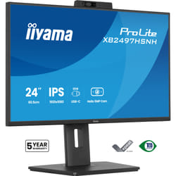 iiyama ProLite XB2497HSNH-B1 24IN IPS LCD 4MS 1920X1080 350CD/M2 HDMI/DP/USB 2 Monitor PC 60,5 cm (23.8") 1920 x 1080 Pixel Full HD Nero