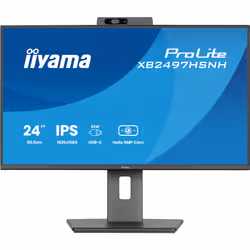 iiyama ProLite XB2497HSNH-B1 24IN IPS LCD 4MS 1920X1080 350CD/M2 HDMI/DP/USB 2 Monitor PC 60,5 cm (23.8") 1920 x 1080 Pixel Full HD Nero - Vista aggiuntiva 3
